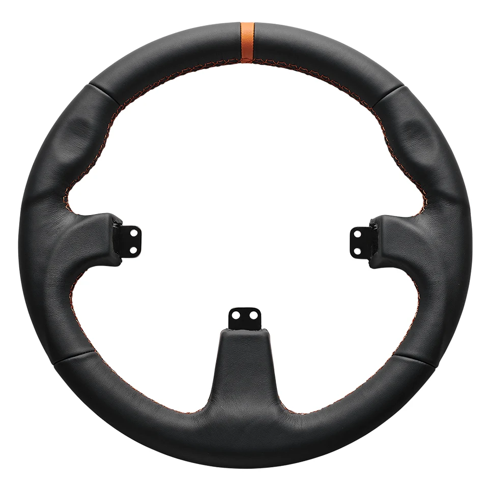 Asetek Asetek Round Black Leather Rim